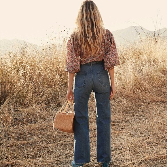 DÔEN Melody Jean - Saint Emilion Wash - Size 28 - Picture 8 of 10